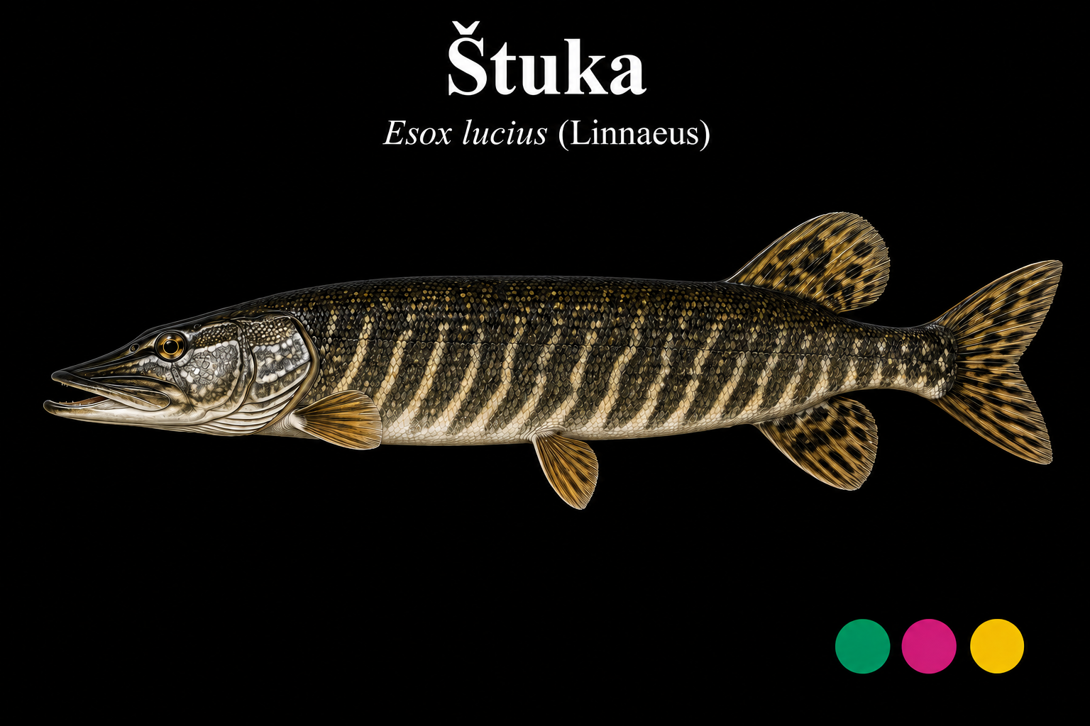 Štuka — Esox lucius