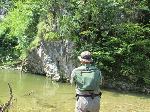 Hudinja fly rock fishing 28